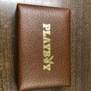Authentic Vintage Playboy playing cards with case